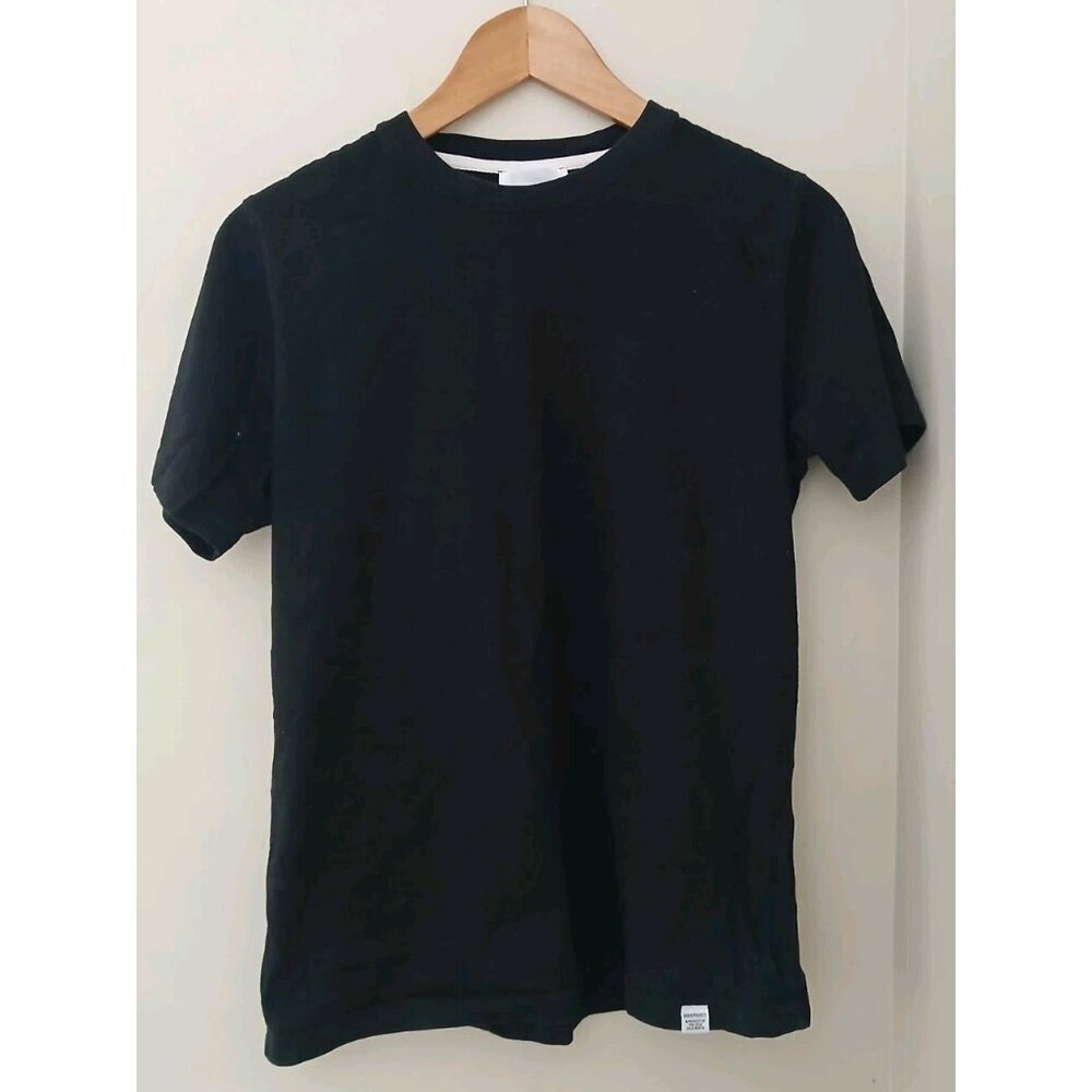 Norse Project Niels Standard T Shirt Size Small Black Cotton Crewneck S/S